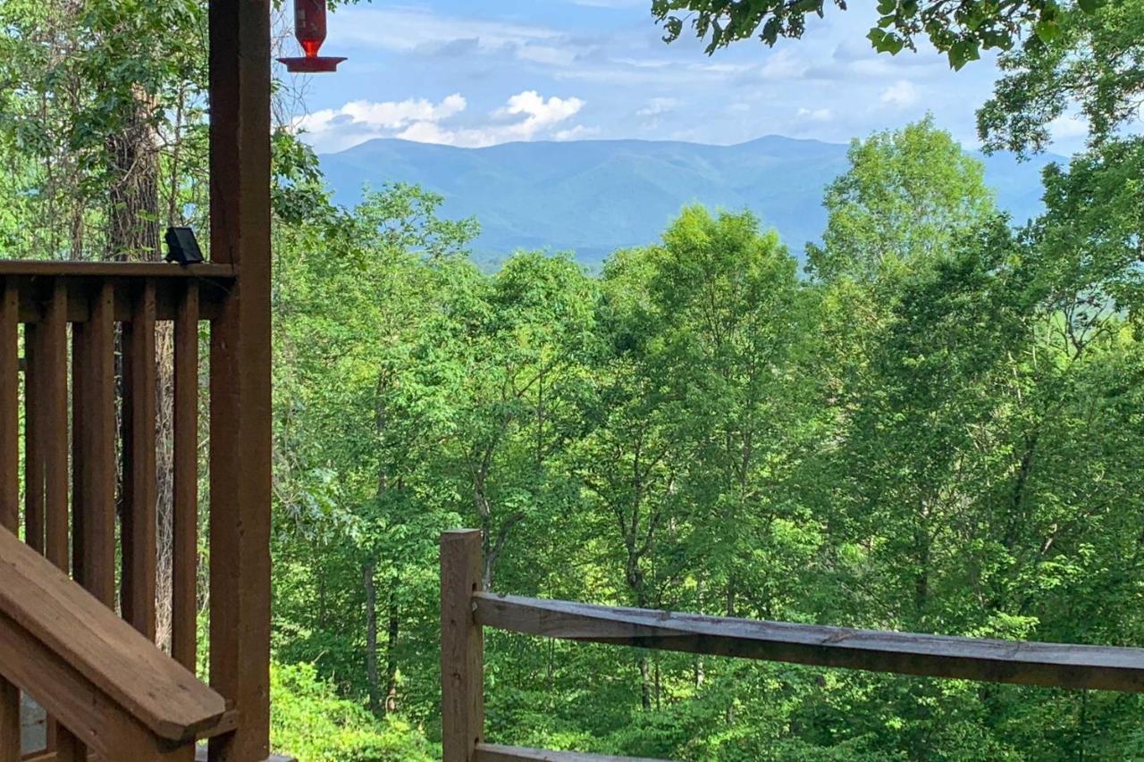 Villa Cozy Cabin With Hot Tub And Smoky Mountain Views! à Bryson City Extérieur photo